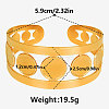 Elegant 304 Stainless Steel Cuff Bangles CK0580-2-5