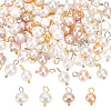  80Pcs 4 Styles Natural Cultured Freshwater Pearl Charms PEAR-NB0002-24-1