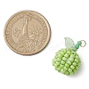 Seed Beads Beaded Pendants PALLOY-TA00159-05-2
