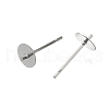 Anti-Tarnish 304 Stainless Steel Stud Earring Findings STAS-P370-01D-P-2