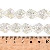 Electroplate Glass Beads Strands EGLA-N012-08E-4
