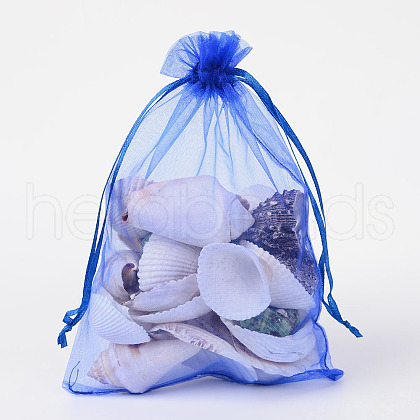 Organza Gift Bags with Drawstring X-OP-R016-13x18cm-10-1