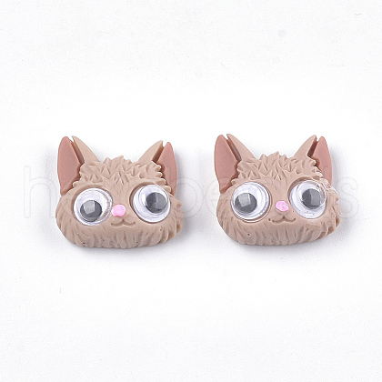 Resin Kitten Cabochons CRES-S363-27-1