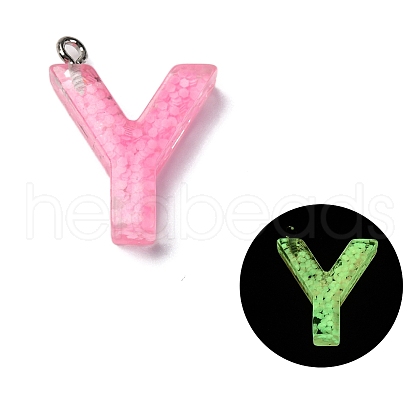 Luminous Resin Pendants RESI-I059-Y01-1