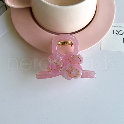 Cellulose Acetate Claw Hair Clips PW-WG71D5B-03-1