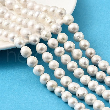 Natural Edison Pearl Beads Strands PEAR-B004-01A-01A-1