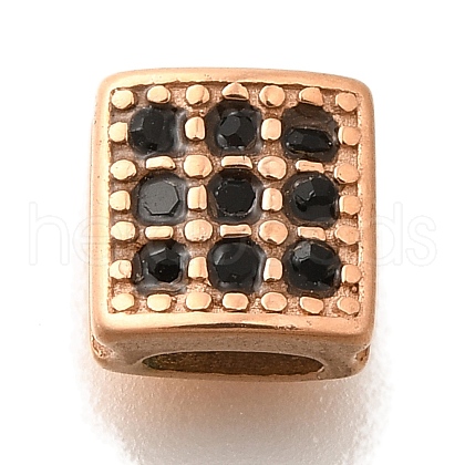 304 Stainless Steel Rhinestone Beads STAS-G350-21RG-1