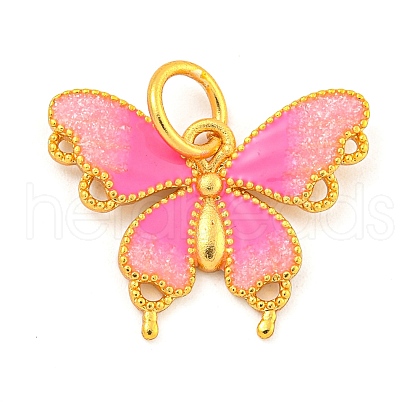 Rack Plating Brass Enamel Pendants KK-Z054-05G-01-1