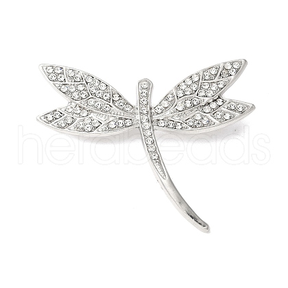 Dragonfly Alloy Brooches for Backpack Clothes JEWB-M067-10P-1