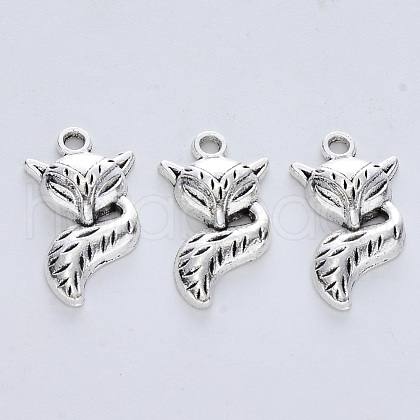 Tibetan Style Alloy Pendants TIBE-R316-043AS-RS-1