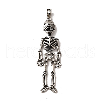 Tibetan Style Alloy Big Pendant FIND-A038-15AS-1