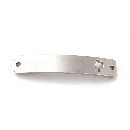 Tarnish Resistant 304 Stainless Steel Connector Charms STAS-G294-02P-06-1