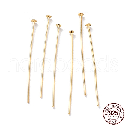 925 Sterling Silver Flat Head Pins STER-M117-03F-G-1