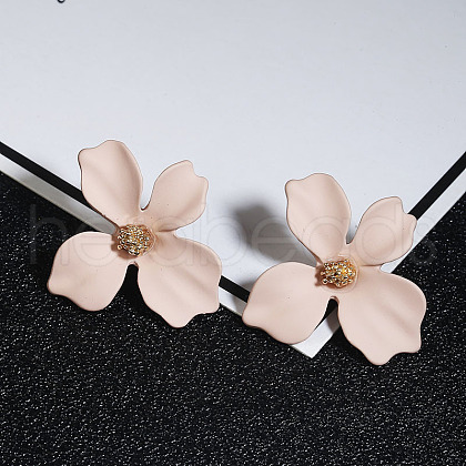 Flower Alloy Stud Earrings WGD3727-05-1