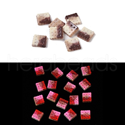 Luminous Resin Decoden Cabochons RESI-K036-07A-1