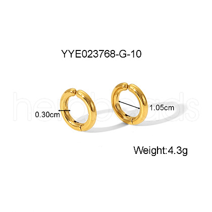 Stainless Steel Clip-on Earrings WM2322-1-1