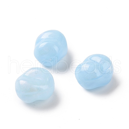 Opaque Acrylic Beads OACR-E015-08D-1