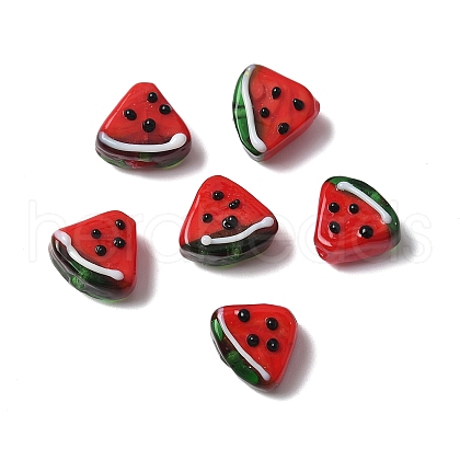 Handmade Lampwork Bumpy Beads LAMP-R003-04E-01-1