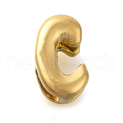 Ion Plating(IP) 304 Stainless Steel Slide Charms STAS-B075-37G-C-1