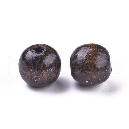 Dyed Natural Wood Beads WOOD-Q006-16mm-06-LF-1