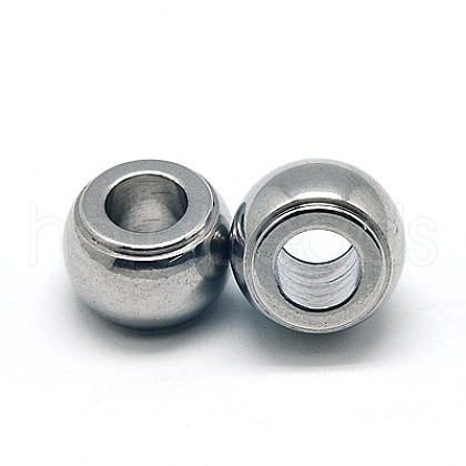 Tarnish Resistant 201 Stainless Steel Beads STAS-E036-11-1