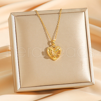 Brass Crystal Rhinestone Pendant Necklaces NJEW-P331-01A-G-1
