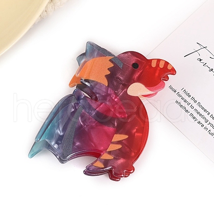 Cellulose Acetate Claw Hair Clips PW-WGE623B-01-1