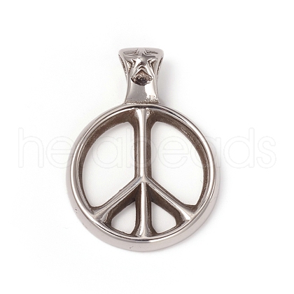 Non-Tarnish 304 Stainless Steel Pendants STAS-I132-08P-1