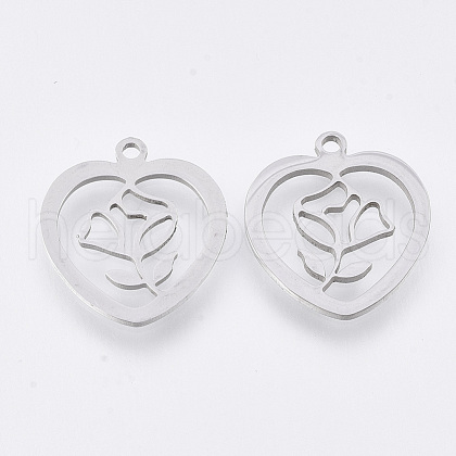 Non-Tarnish 201 Stainless Steel Pendants X-STAS-T044-111P-1
