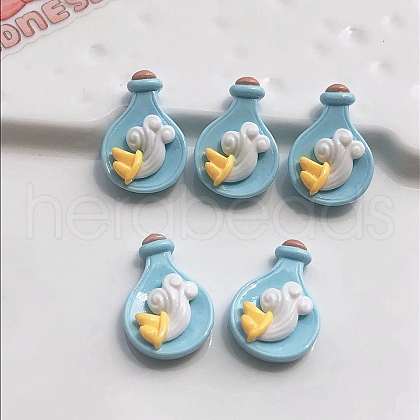 Summer Beach Opaque Resin Cabochons FIND-SX0001-061-1