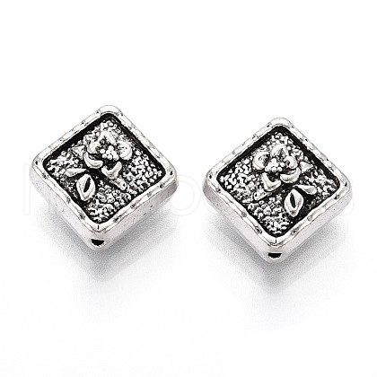 Tibetan Style Alloy Beads TIBE-N013-23AS-1