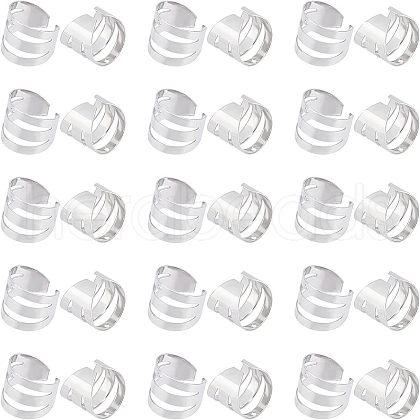 Unicraftale 50Pcs 304 Stainless Steel Ear Cuff Findings STAS-UN0037-24-1