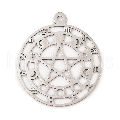 201 Stainless Steel Pendants STAS-Z109-02P-1-1