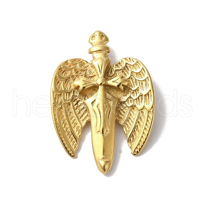 PVD Vacuum Plating 304 Stainless Steel Pendants STAS-B069-58G-1