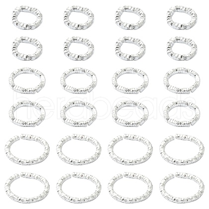90Pcs 3 Styles Iron Closed Jump Rings IFIN-YW0003-36-1