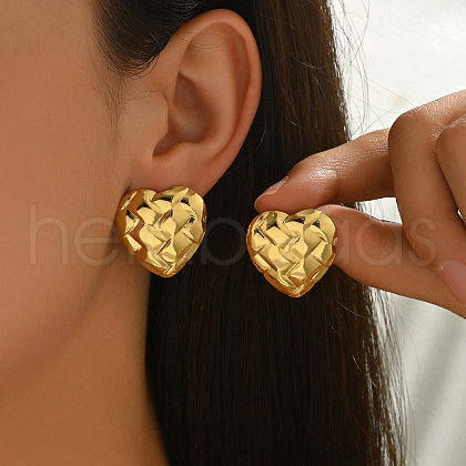 Stainless Steel Stud Earrings TO6247-4-1