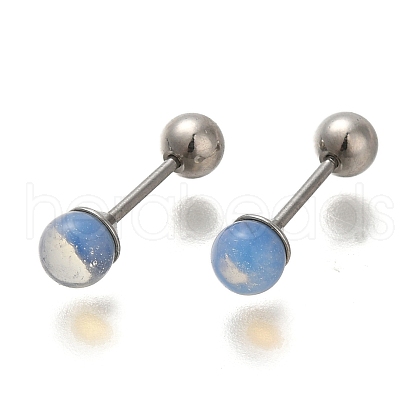 201 Stainless Steel Ear Plugs Gauges EJEW-C118-08P-10-1
