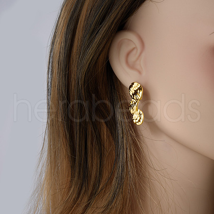 Geometric Irregular 304 Stainless Steel Stud Earrings HE6710-2-1