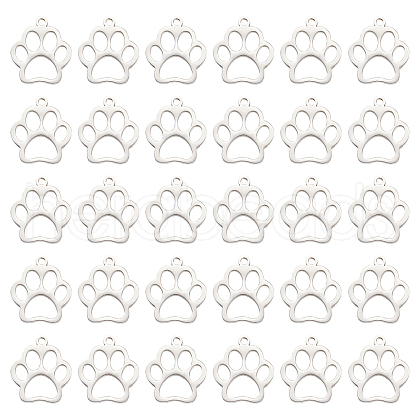 SUNNYCLUE 30Pcs 201 Stainless Steel Pet Pendants STAS-SC0004-96-1