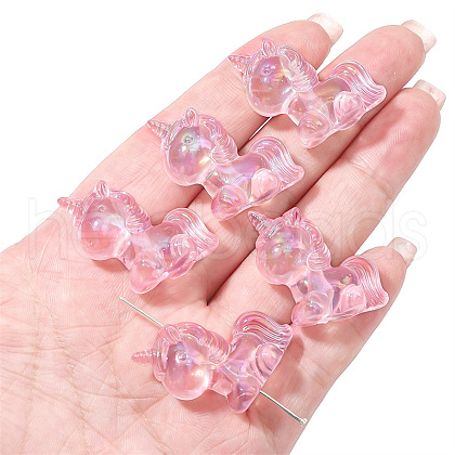 2Pcs Transparent Beads PW-WG74A25-02-1