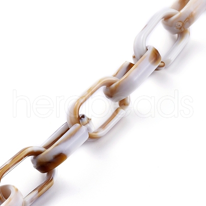 Handmade Acrylic Cable Chains AJEW-JB00535-07-1