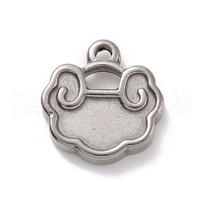 Non-Tarnish 304 Stainless Steel Pendants STAS-E169-25P-1