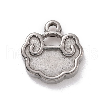 304 Stainless Steel Pendants STAS-E169-25P-1