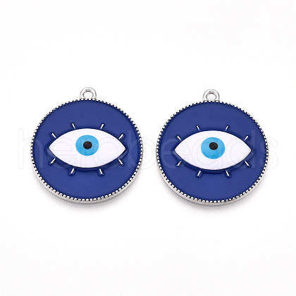 Alloy Enamel Pendants ENAM-T020-103-1