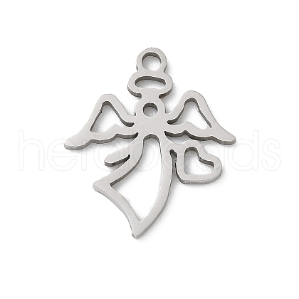 201 Stainless Steel Pendants STAS-S157-01E-P-1