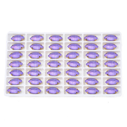 42Pcs Sew on Rhinestone GLAA-N048-003-08-1