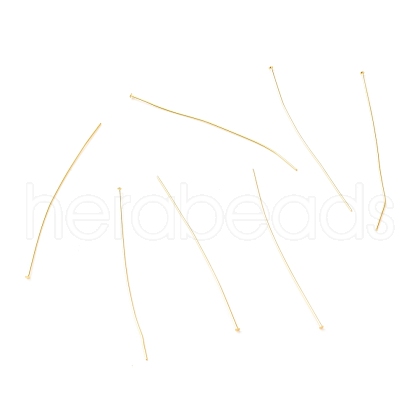 Brass Flat Head Pins KK-F824-114E-G-1