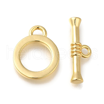 Brass Toggle Clasps KK-H480-03G-1