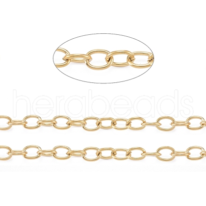 304 Stainless Steel Cable Chains CHS-F011-02A-G-1