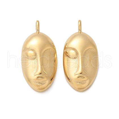 304 Stainless Steel Pendants STAS-L022-499G-1